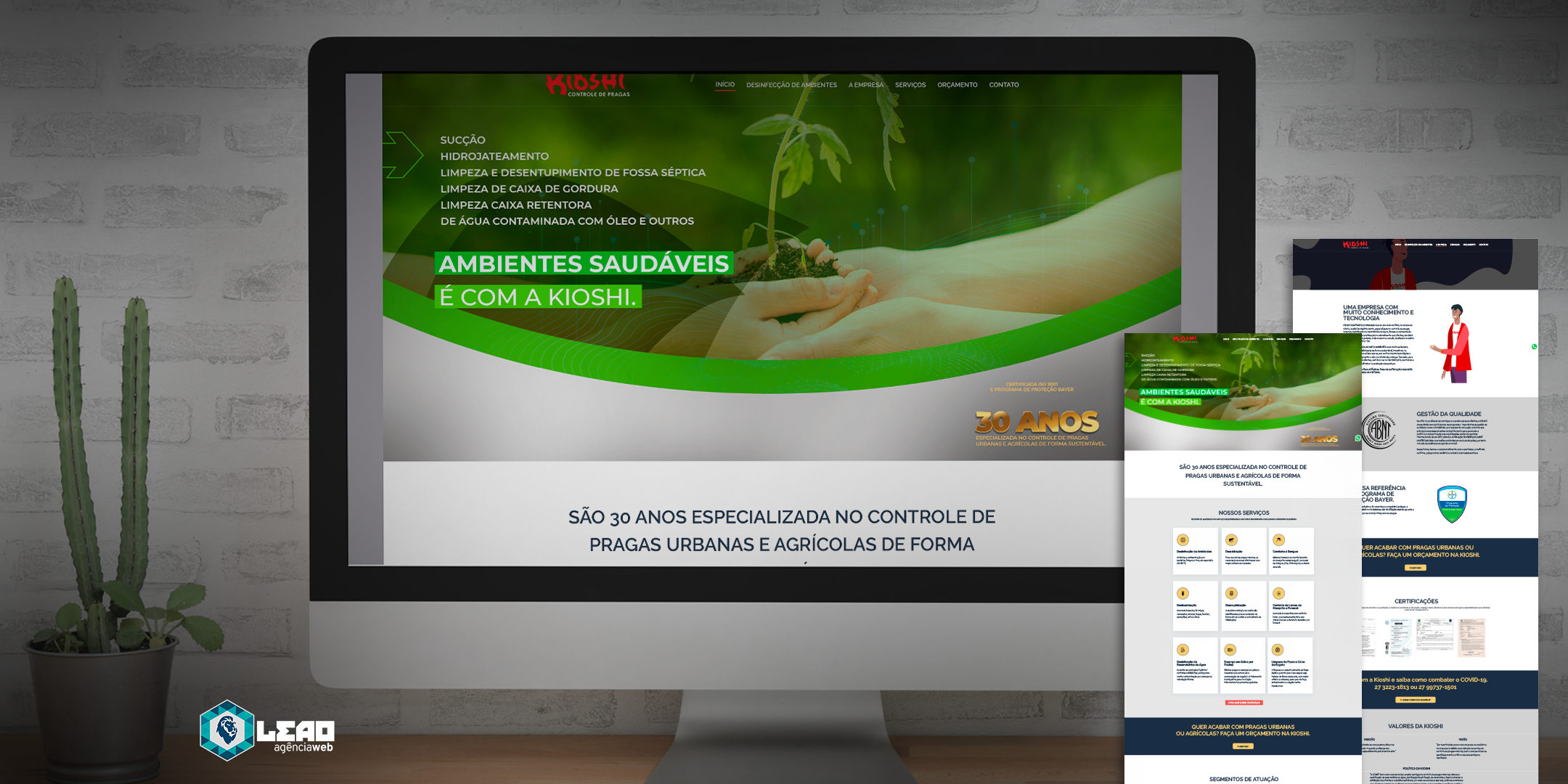 Novo site da Kioshi Controle de Pragas