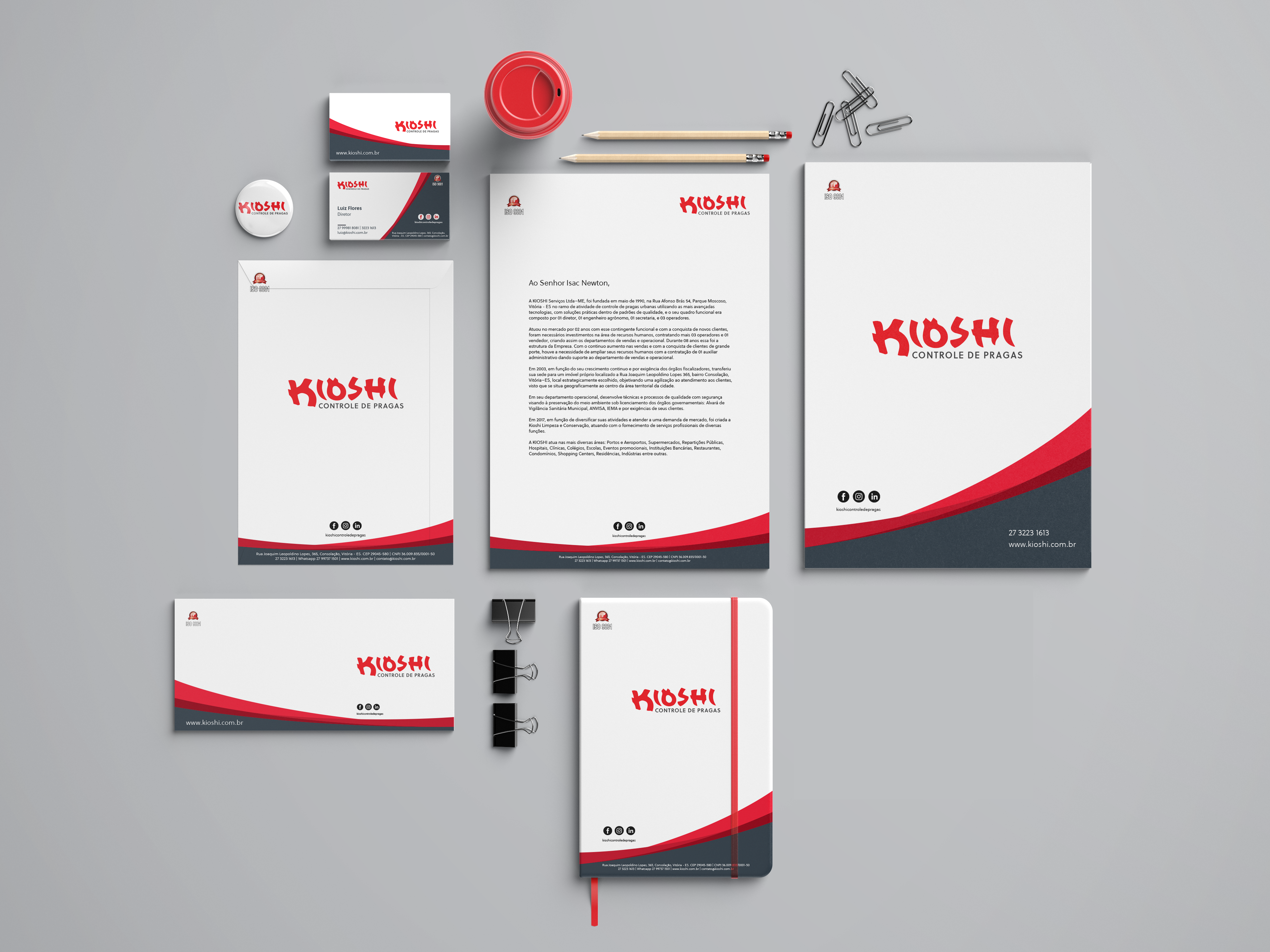 Branding Desenvolvido para Kioshi